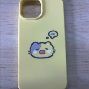 Yellow Cat Design Phone Case